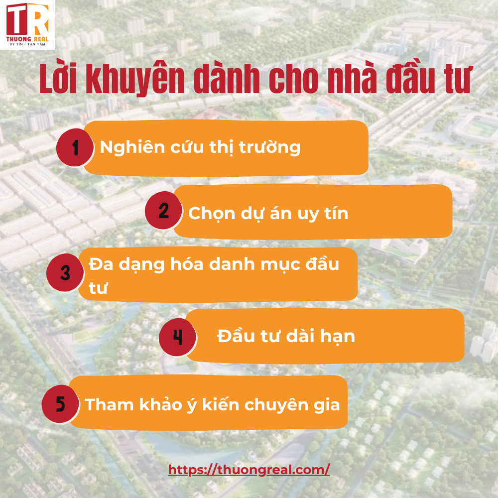 5 Lời khuyên dành cho nhà đầu tư