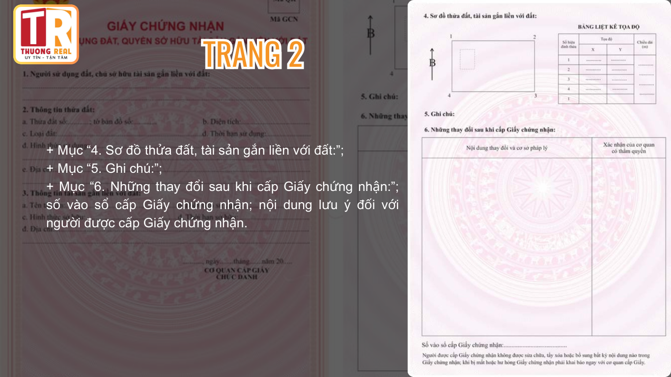 Trang 2 Sổ đỏ/Sổ hồng mới nhất 2024