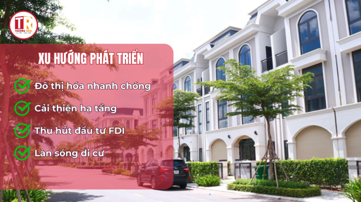 Xu hướng phát triển của thị trường đất nền Long An