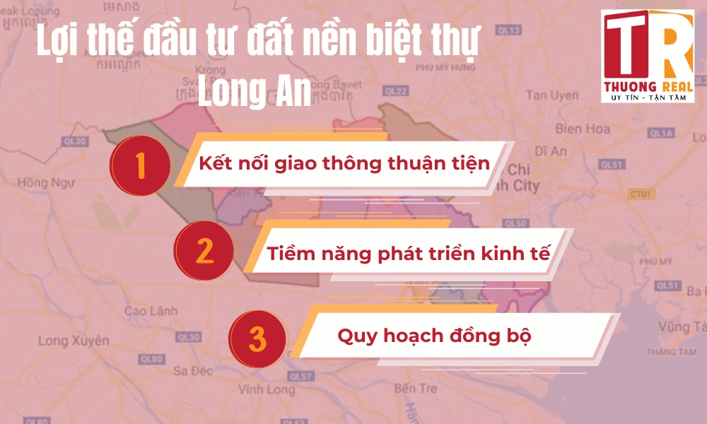 Lợi thế của đầu tư đất nền biệt thự Long An