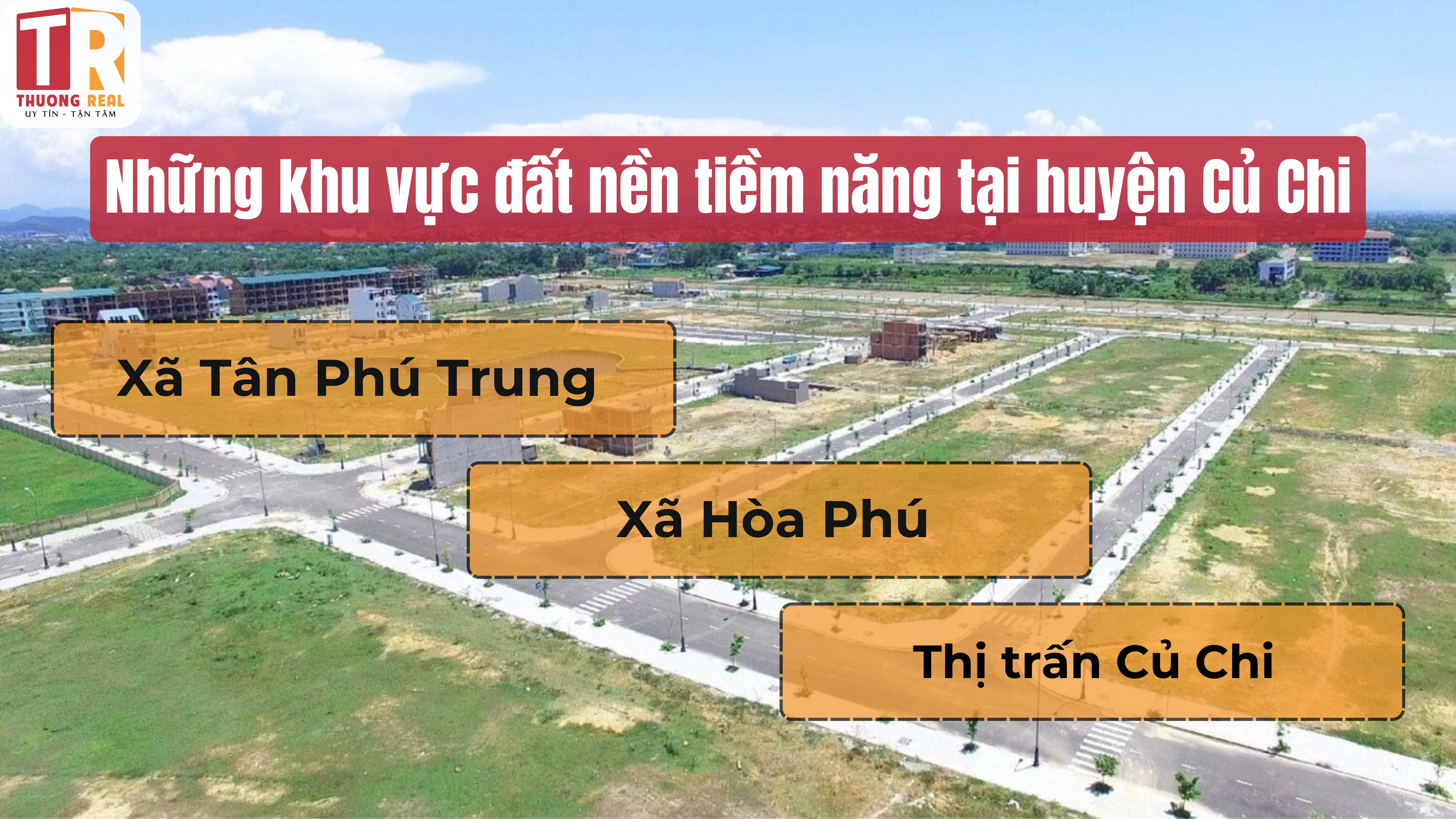 Những khu vực đất nền tiềm năng tại huyện Củ Chi