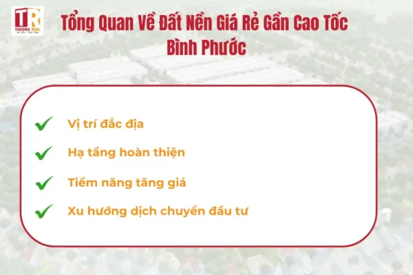 Đất nền giá rẻ gần cao tốc Bình Phước – Điểm sáng đáng đầu tư