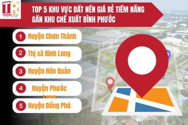 Đất nền giá rẻ gần khu chế xuất Bình Phước đầu tư hấp dẫn