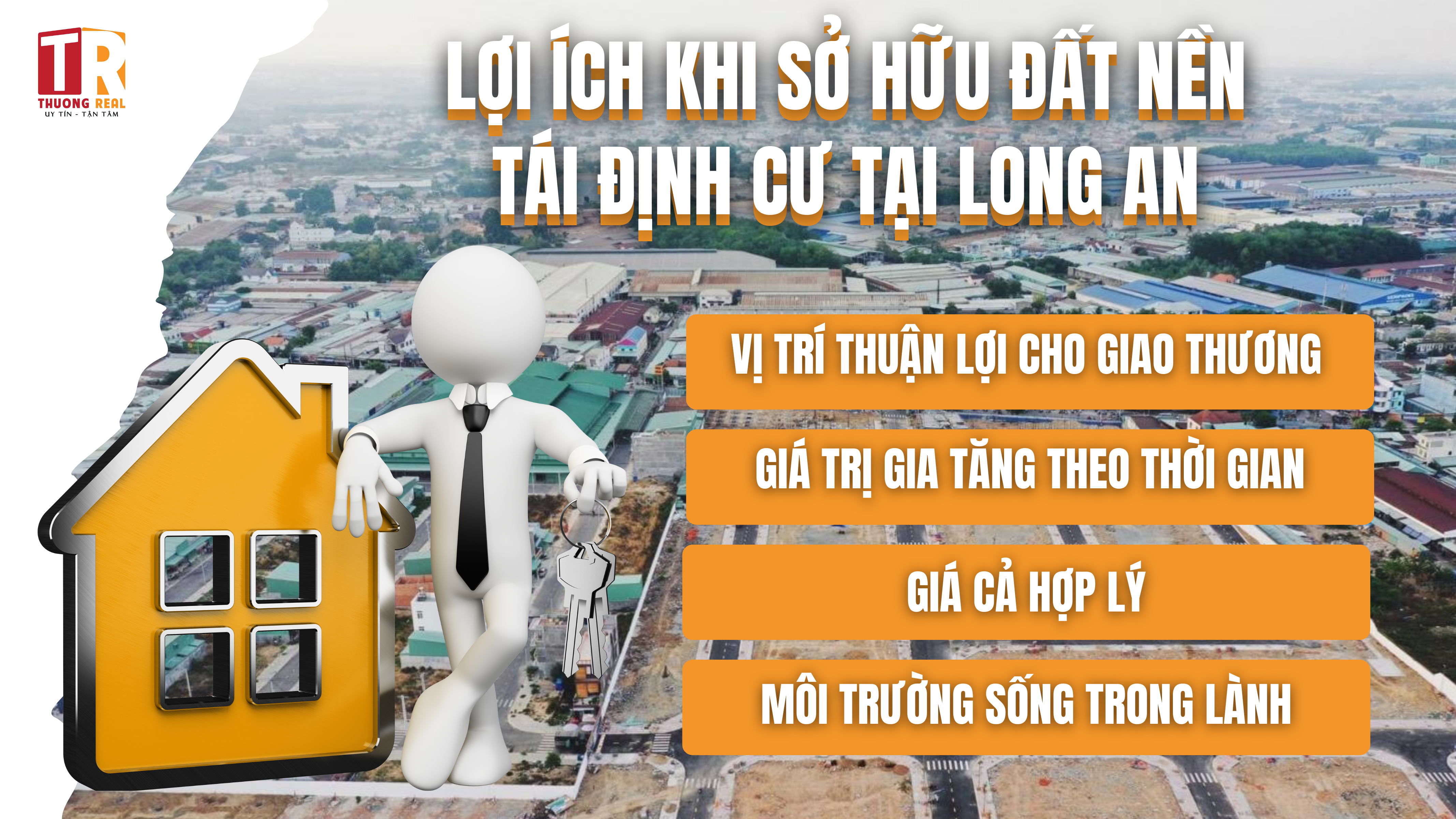 Đất nền tái định cư giá rẻ Long An