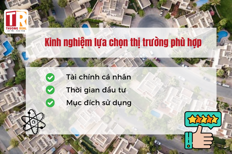 Kinh nghiệm lựa chọn thị trường phù hợp